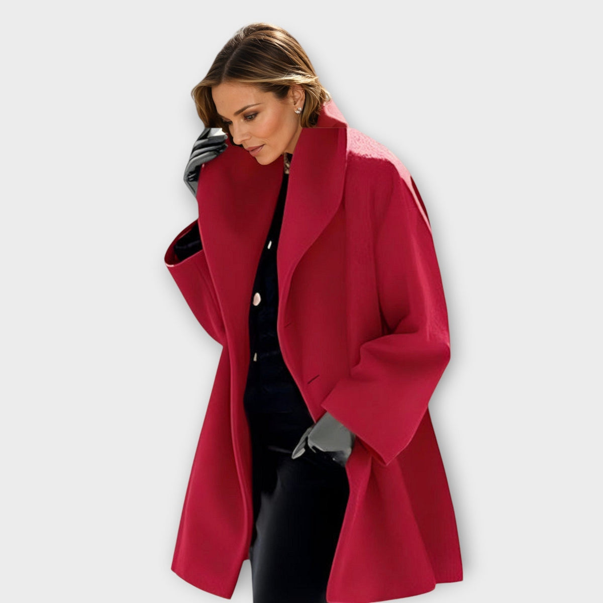 Amore | Damen Oversized-Wintermantel im modernen Stil
