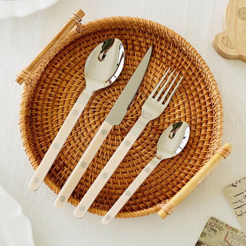 SUENTA 24-teiliges Besteckset aus Edelstahl mit Gravur