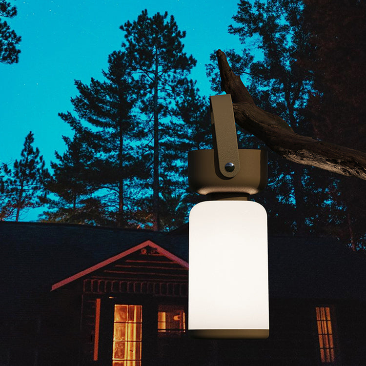 Amanti – Lámpara de mesa LED portátil e impermeable con moderno diseño cilíndrico