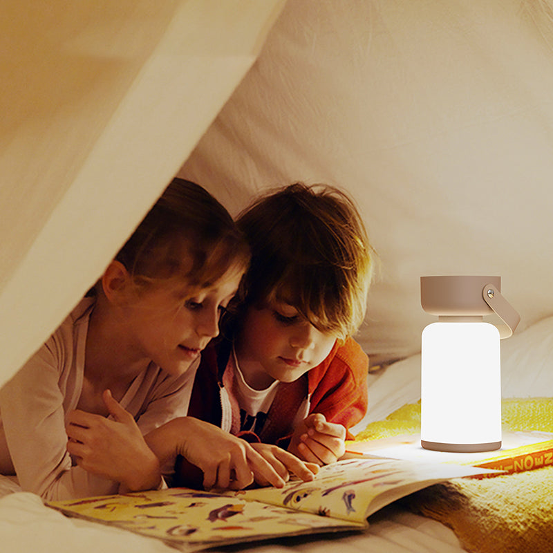 Amanti – Lámpara de mesa LED portátil e impermeable con moderno diseño cilíndrico