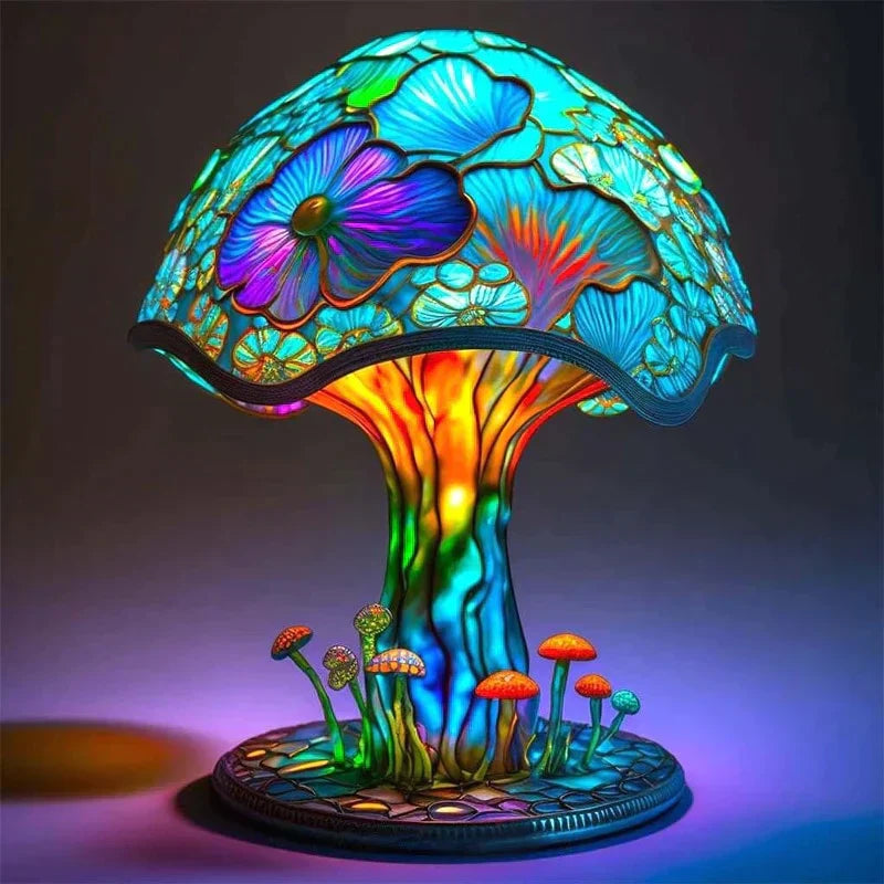 AuraGlass – Magical colorful glass lamp for a relaxing atmosphere